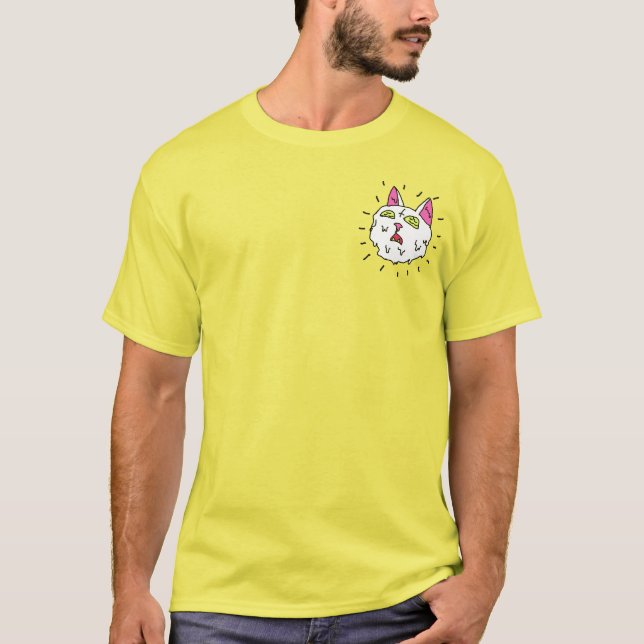 SAMMY B Demon Kitty Krawatte Dye T - Shirt (Vorderseite)