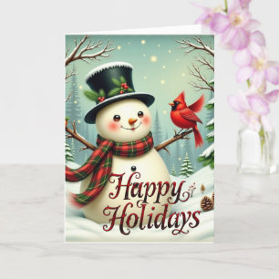 Sammy Snowman Christmas Karte