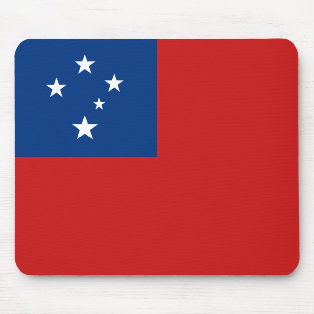 Samoa Flag Mousepad (Vorne)