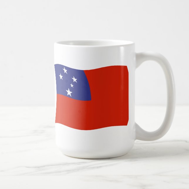 Samoa Flag Tasse (Rechts)