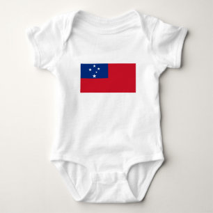 Samoa-Flagge Baby Strampler