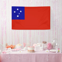 Samoa-Flagge Banner