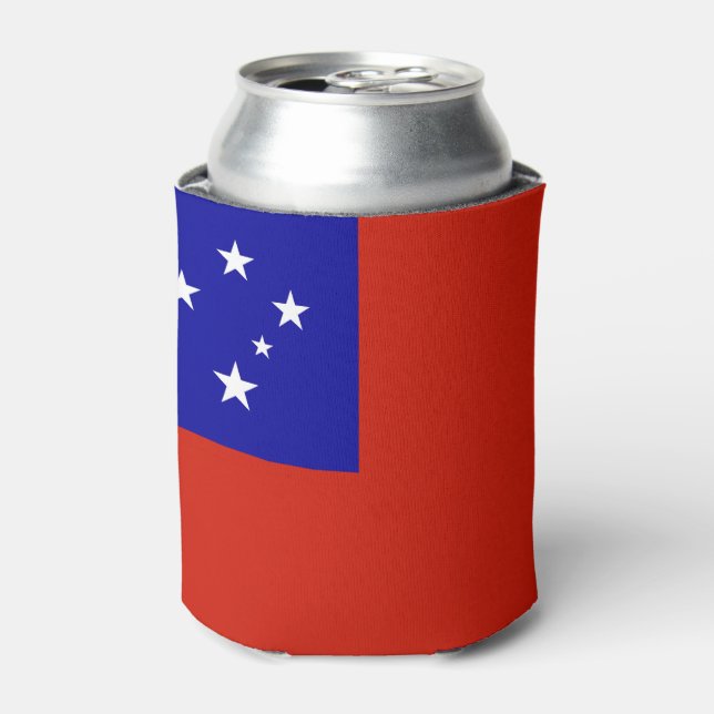 Samoa-Flagge Dosenkühler (Kanne Vorderseite)