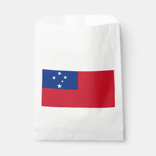 Samoa-Flagge Geschenktütchen (Vorderseite)