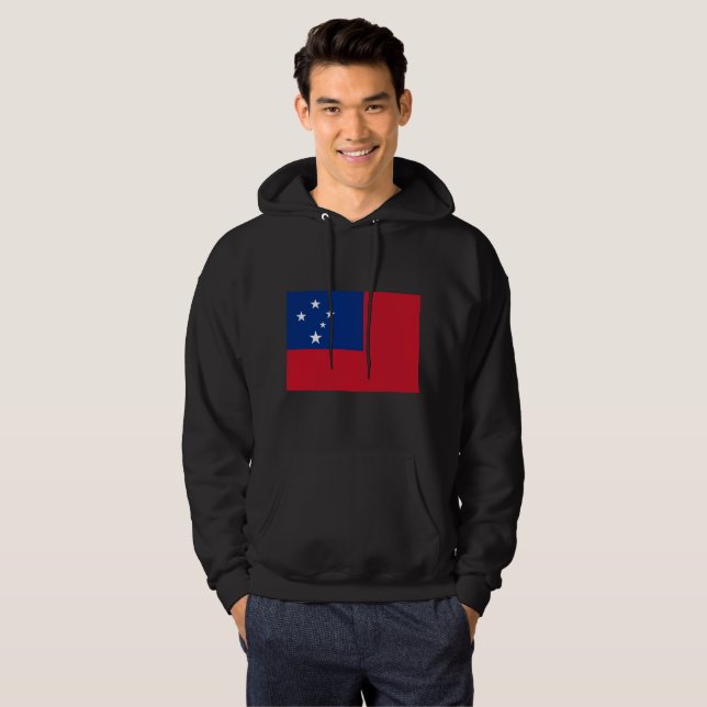 Samoa-Flagge Hoodie (Vorne ganz)