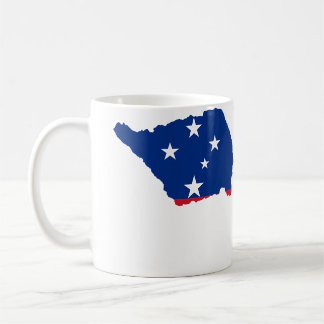 Samoa-Flagge Kaffeetasse (Links)