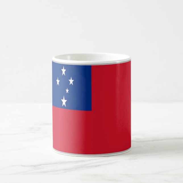 Samoa - Flagge - Kaffeetasse (Mittel)