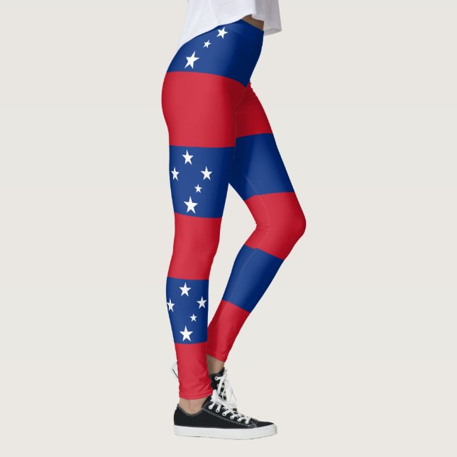 Samoa-Flagge Leggings (Rechts)