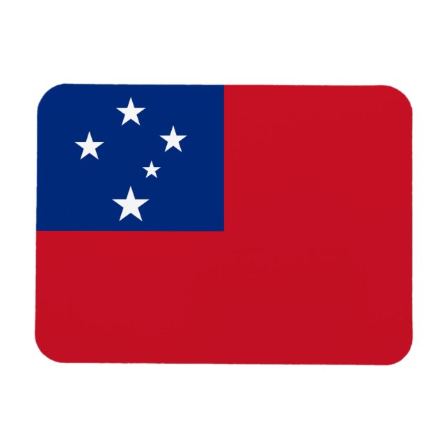 Samoa-Flagge Magnet (Horizontal)