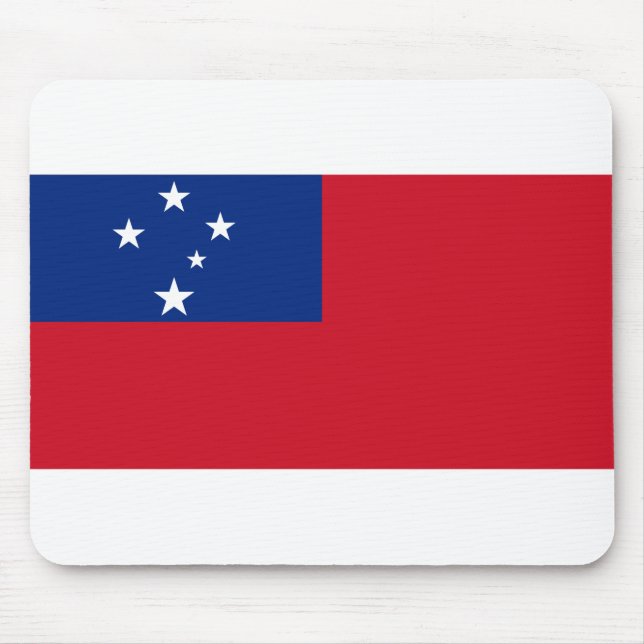 Samoa-Flagge Mousepad (Vorne)