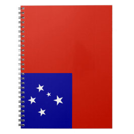 Samoa-Flagge Notizblock