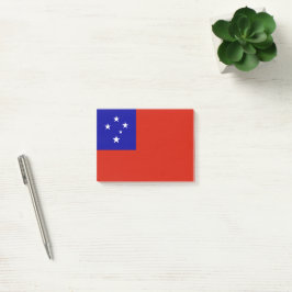 Samoa-Flagge Post-it Klebezettel