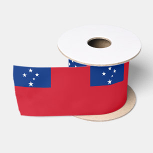 Samoa-Flagge Satinband