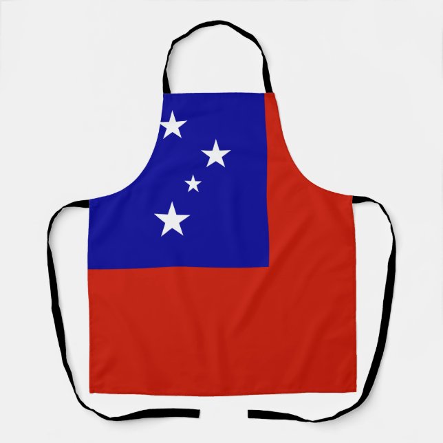 Samoa-Flagge Schürze (Vorderseite)
