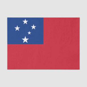 Samoa-Flagge Seidenpapier