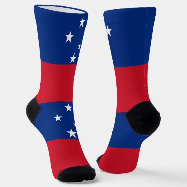 Samoa-Flagge Socken (Gewinkelt)