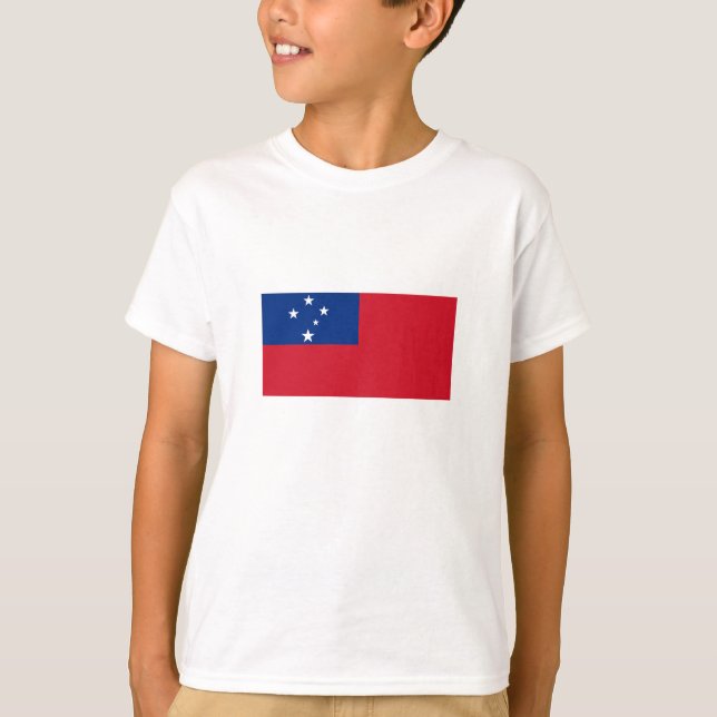 Samoa-Flagge T-Shirt (Vorderseite)