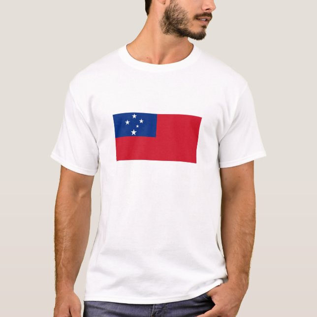 Samoa-Flagge T-Shirt (Vorderseite)