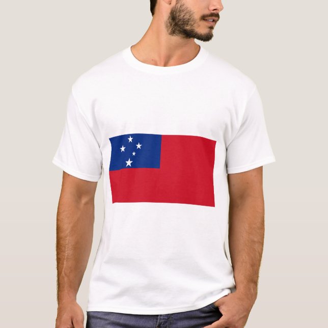 Samoa-Flagge T-Shirt (Vorderseite)