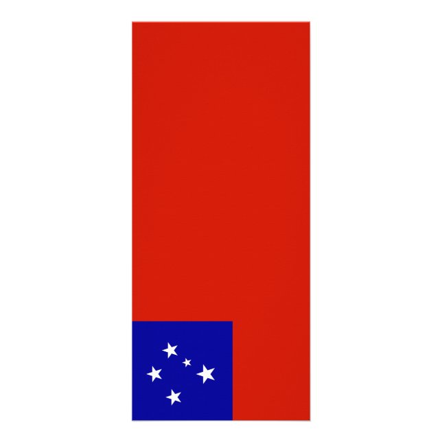 Samoa-Flagge Werbekarte (Vorne)