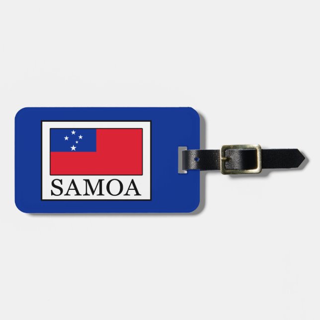 Samoa Gepäckanhänger (Vorderseite horizontal)