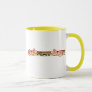 Samoa-Inseln auf GoldBar Tasse
