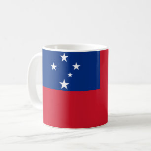 Samoa-Inseln Flagge Kaffeetasse