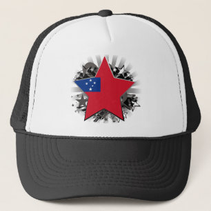 Samoa-Inseln Stern Truckerkappe
