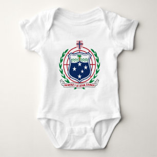 Samoa-Inseln Wappen Baby Strampler