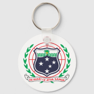 Samoa-Inseln Wappen Schlüsselanhänger