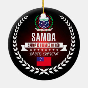 Samoa Keramik Ornament