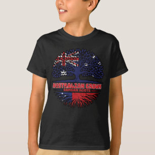 Samoa Samoan Australian Australia Tree Roots Flag T-Shirt