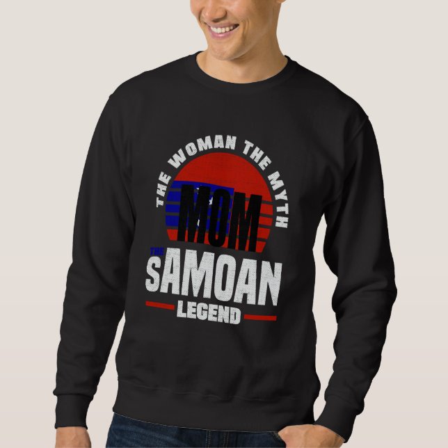 Samoa Samoan Samoa Flag Mothers Day Sweatshirt (Vorderseite)