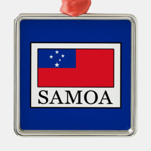 Samoa Silbernes Ornament