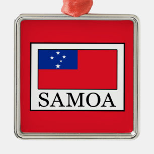 Samoa Silbernes Ornament