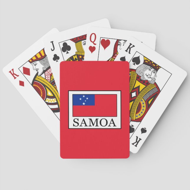 Samoa Spielkarten (Rückseite)