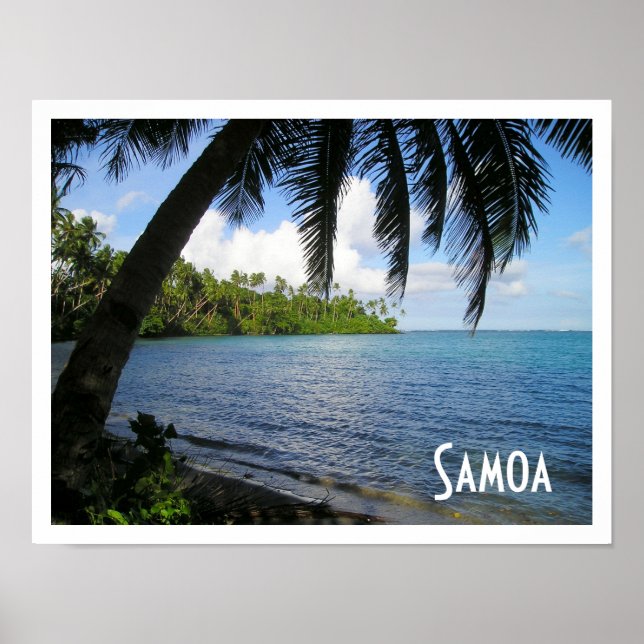 Samoa, Südpazifik Poster (Vorne)