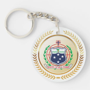 Samoa-Wappen Schlüsselanhänger