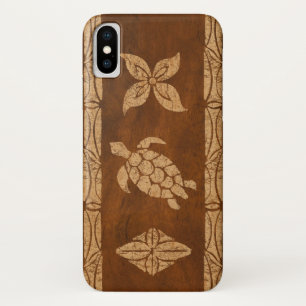 Samoaisches Schildkröte-Totem-Imitat Koa Case-Mate iPhone Hülle