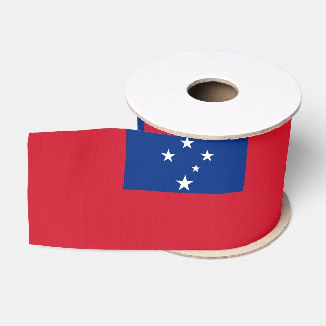 Samoan Flag & Samoa Reise, Urlaub/Sport Ripsband (Spule)