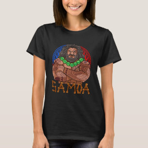Samoan Pride Polynesischer Krieger Samoa Kulturges T-Shirt