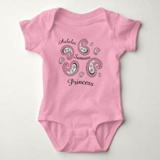 Samoan Princess Infint Bodysuit Baby Strampler