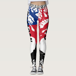 SAMOAN ROOTS Blk Leggings