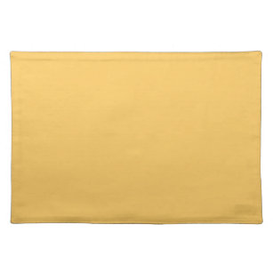 Samoan Sun Golden Yellow Solid Color Print, sonnig Stofftischset