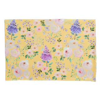 Samoan Sun Watercolor Floral Kissenbezug
