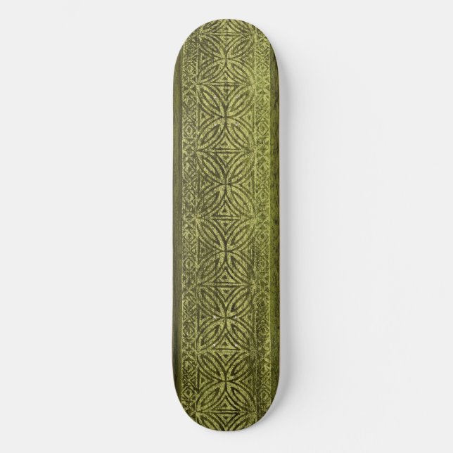 Samoan Tapa Surf Vintage Skateboard (Recto)
