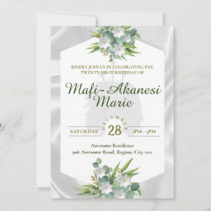 Samoan Tuiga 21e Invitation