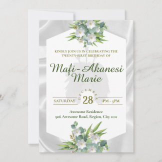 Samoan Tuiga 21e Invitation