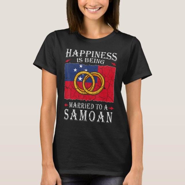 Samoanischer Hochzeitlicher Unabhängiger Staat von T-Shirt (Vorderseite)