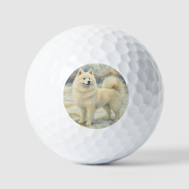 Samojede Golfball (Vorderseite)